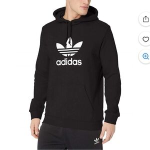 Adidas Classics Trefoil Hooded Sweatshirt
Adicolor size Medium Black